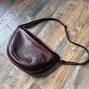~*~ Portland Leather Koala Sling Bag Large Coldbrew ~*~